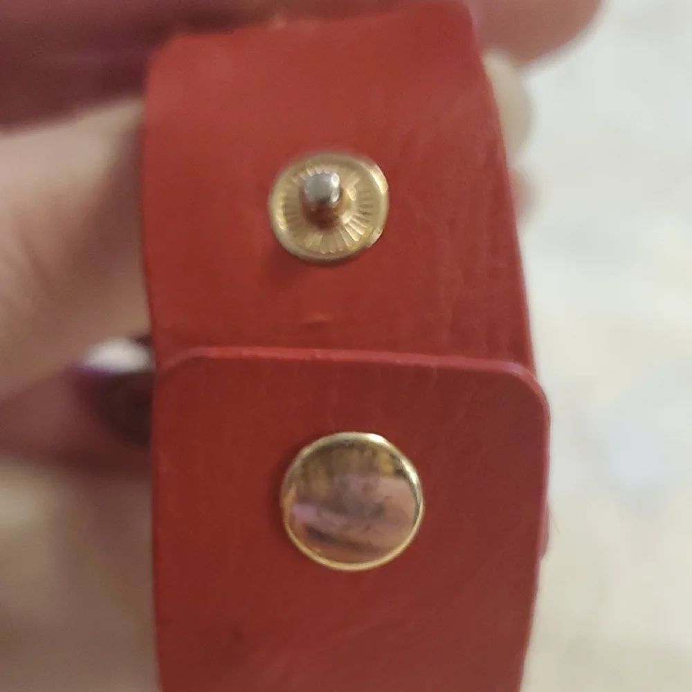 Red and Gold Quartz Watch